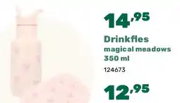 Happyland Drinkfles magical meadows 350 ml aanbieding