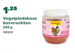 Happyland Vogelpindakaas bosvruchten 350 g aanbieding