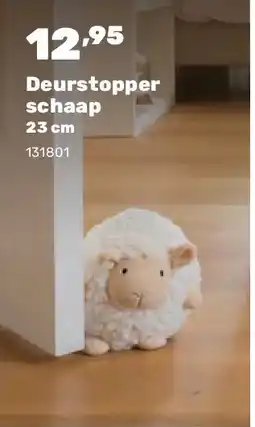 Happyland Deurstopper schaap 23 cm aanbieding