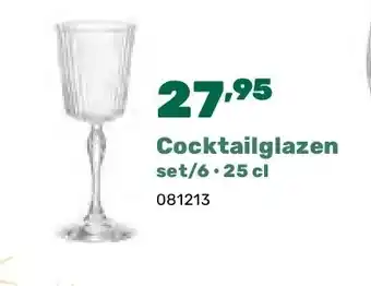Happyland Cocktailglazen set/6 • 25 cl aanbieding