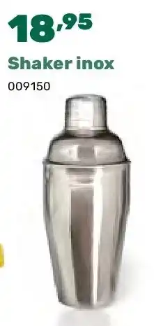 Happyland Shaker inox aanbieding