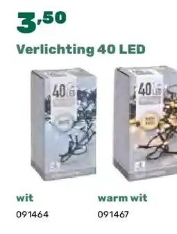 Happyland Verlichting 40 LED wit aanbieding