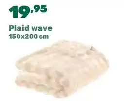 Happyland Plaid wave 150x200 cm aanbieding