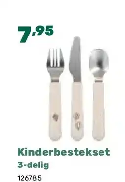 Happyland Kinderbestekset 3-delig aanbieding