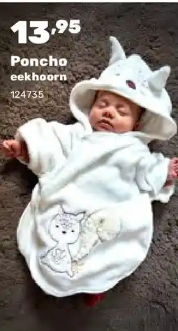 Happyland Poncho eekhoorn aanbieding