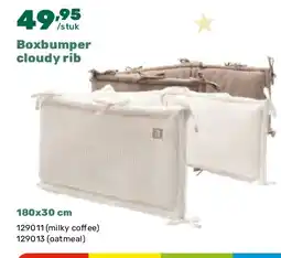 Happyland Boxbumper cloudy rib aanbieding
