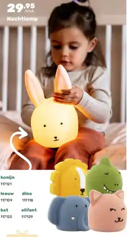 Happyland Nachtlamp aanbieding