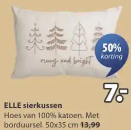 Jysk ELLE sierkussen aanbieding