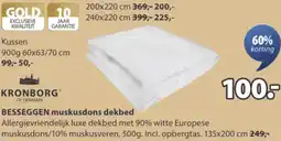 Jysk KRONBORG BESSEGGEN muskusdons dekbed aanbieding