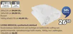 Jysk LIVING MEDICAL synthetisch dekbed aanbieding