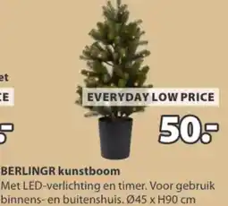 Jysk BERLINGR kunstboom aanbieding