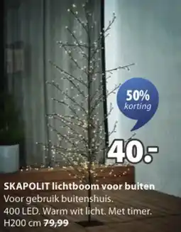 Jysk SKAPOLIT lichtboom voor buiten aanbieding