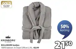Jysk KRONBORG BULLMARK badjas aanbieding