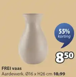 Jysk FREI vaas aanbieding
