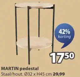 Jysk MARTIN pedestal aanbieding