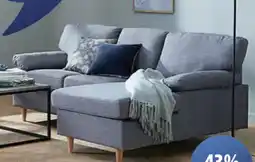 Jysk GEDVED zitbank met chaise longue aanbieding