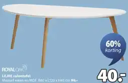 Jysk ROYALOAK LEJRE salontafel aanbieding