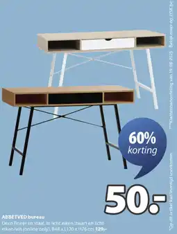 Jysk ABBETVED bureau aanbieding