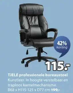 Jysk TJELE professionele bureaustoel aanbieding