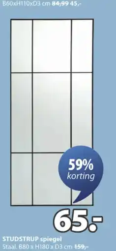Jysk STUDSTRUP spiegel aanbieding