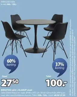 Jysk RINGSTED tafel aanbieding