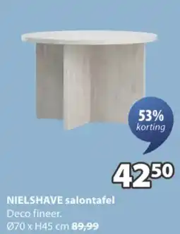 Jysk NIELSHAVE salontafel aanbieding