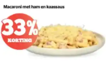 Macaroni met ham en kaassaus