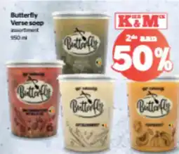 Spar Butterfly Verse soep aanbieding