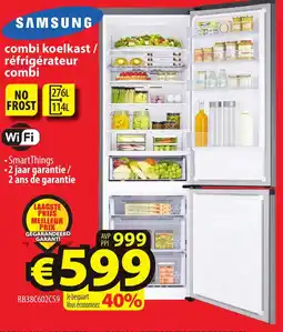 ElectroStock Samsung combi koelkast / réfrigérateur combi RB38C602CS9 aanbieding