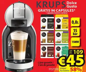 ElectroStock KRUPS Dolce Gusto YY5771FD aanbieding