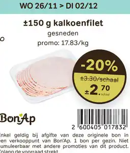 Bon Ap Kalkoenfilet aanbieding