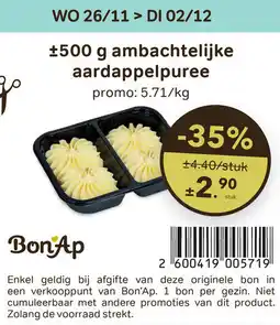 Bon Ap Ambachtelijke aardappelpuree aanbieding