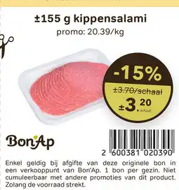 Bon Ap Kippensalami aanbieding