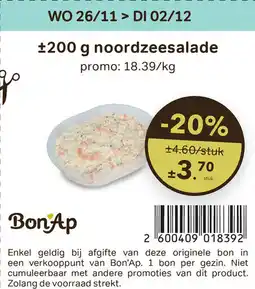 Bon Ap Noordzeesalade aanbieding