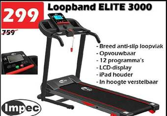 iTEK Loopband Elite 3000 aanbieding