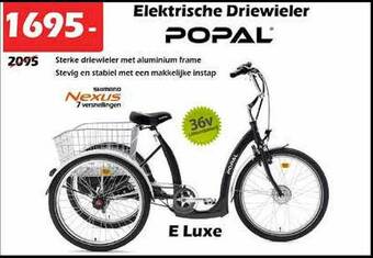 iTEK Elektrische Driewieler aanbieding