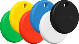 Coolblue Chipolo POP 6-Pack Zwart, Wit, Gekleurd aanbieding