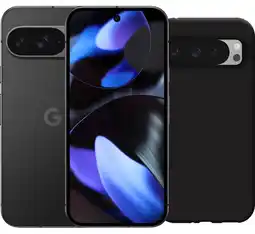 Coolblue Google Pixel 9 256Go Noir 5G + Just in Case Soft Design Back Cover Noir aanbieding