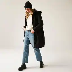 Decathlon Yannta waterdichte isolerende lange jas met capuchon voor dames aanbieding