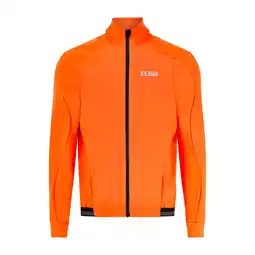 Decathlon Storm Jacket Oranje - Thermische Fietsjas voor Heren aanbieding
