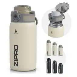 Decathlon ZIPRO Thermosfles - Hoogwaardig roestvrij staal, BPA-vrij aanbieding