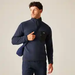 Decathlon Fleece Hiking Heren Halve Rits Frankie aanbieding