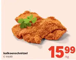 Spar kalkoenschnitzel aanbieding