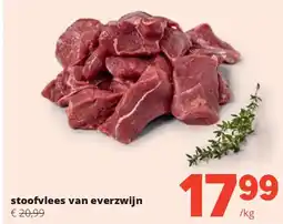 Spar stoofvlees van everzwijn aanbieding