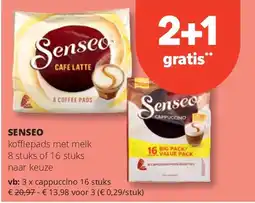Spar SENSEO cappuccino 16 stuks aanbieding