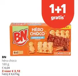 Spar BN héro choco 180 g aanbieding