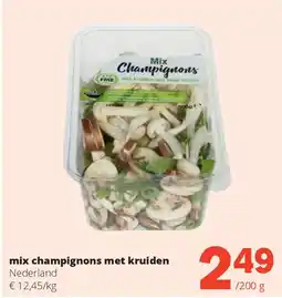 Spar mix champignons met kruiden aanbieding