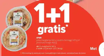 Spar SPAR margherita 345 g aanbieding