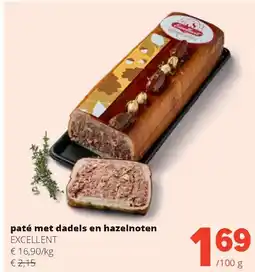 Spar paté met dadels en hazelnoten aanbieding