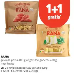 Spar RANA ravioli met ricotta & spinazie 400 g aanbieding